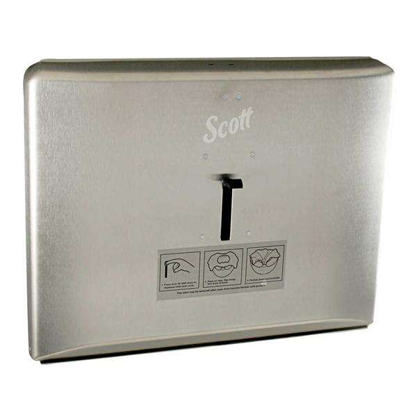 Dispenser Toilet Seat Cover Reflections Stainless Steel Silver Ea